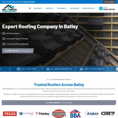 Roofing webistes Southampton