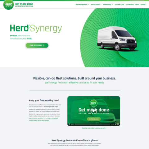 Fleet management web design in Southampton