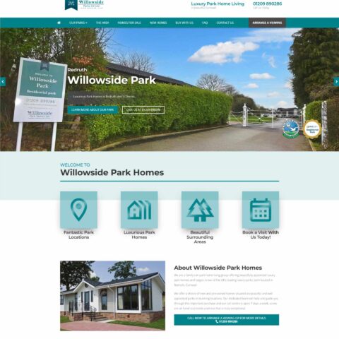 Willowside park home website