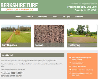 Berkshire Turf website