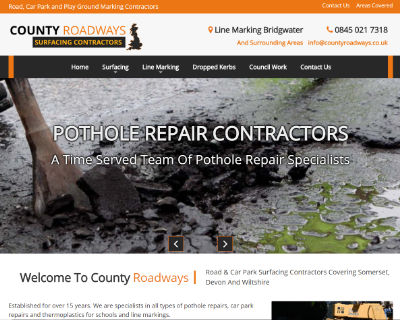 County Roadways website