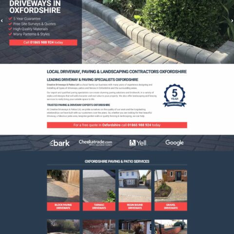 Driveway Paving Web Designers in Southampton