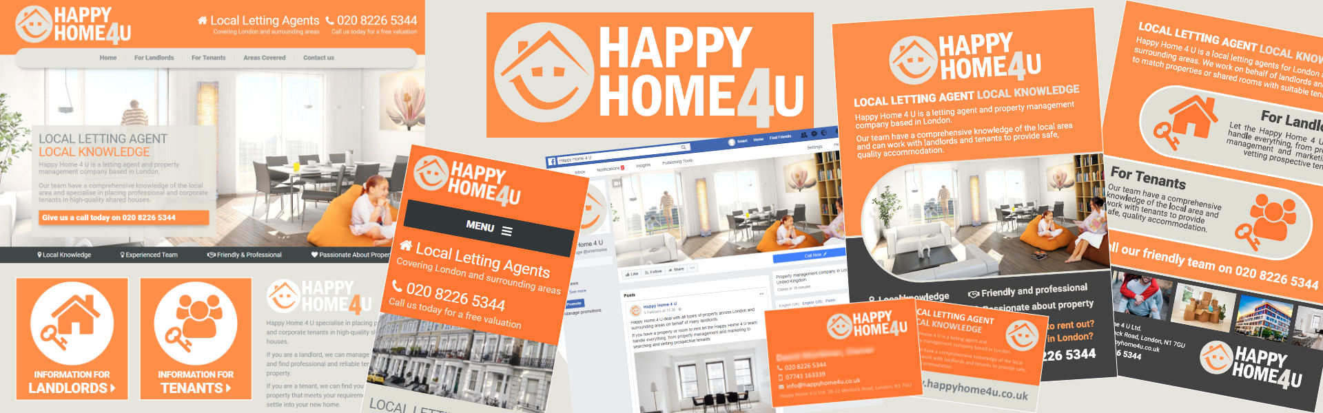 Happy Home 4u Graphic Design Case Study