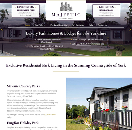 Park Homes Website