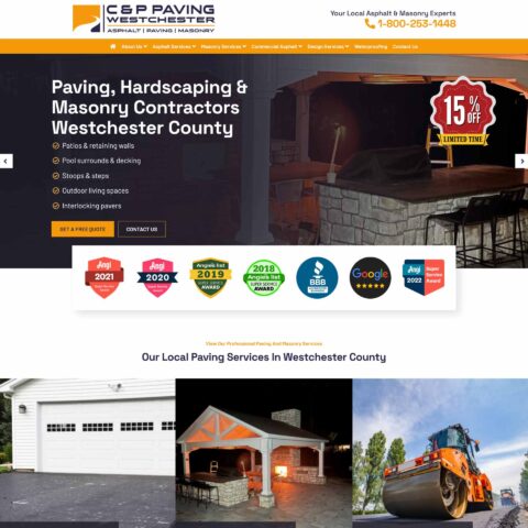 Paving & Masonry Contractors Website